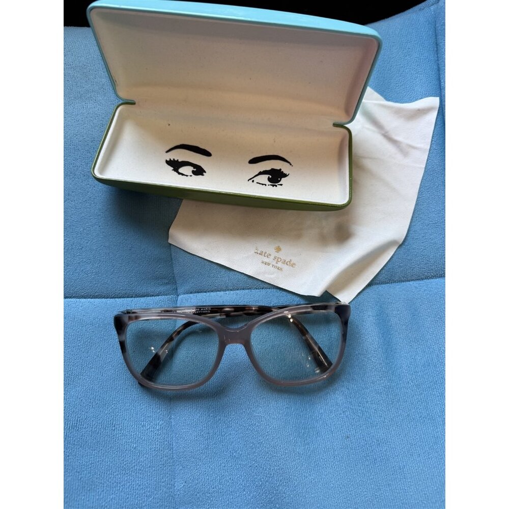 Kate Spade Karlyn Eyeglass Frames 140mm Nude Tortoise With Hard Case